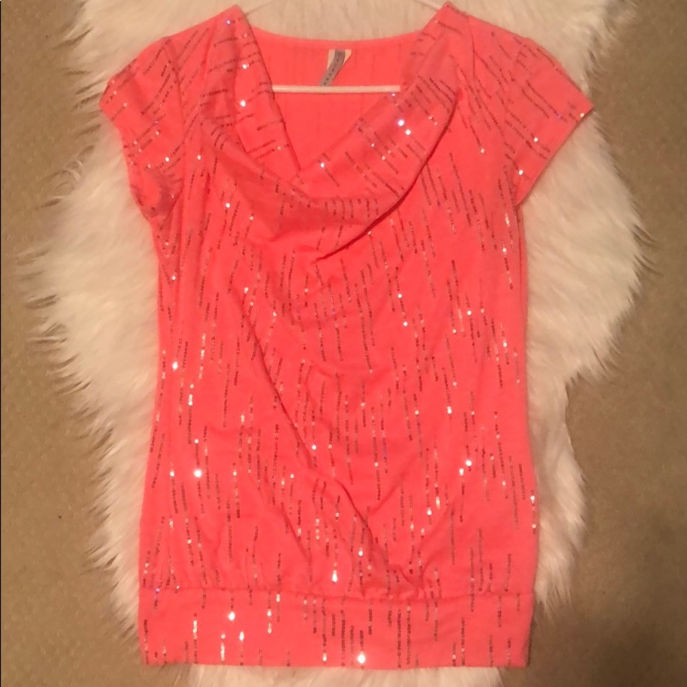 2/$10 Pink sparkly top